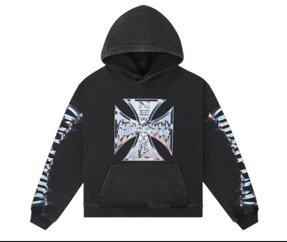Godspeed Chrome Motto Hoodie Black Wash