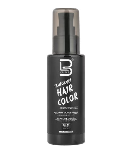 Level 3, Temporary Hair Color, Black, 4.2 fl oz (125 ml) By Level 3