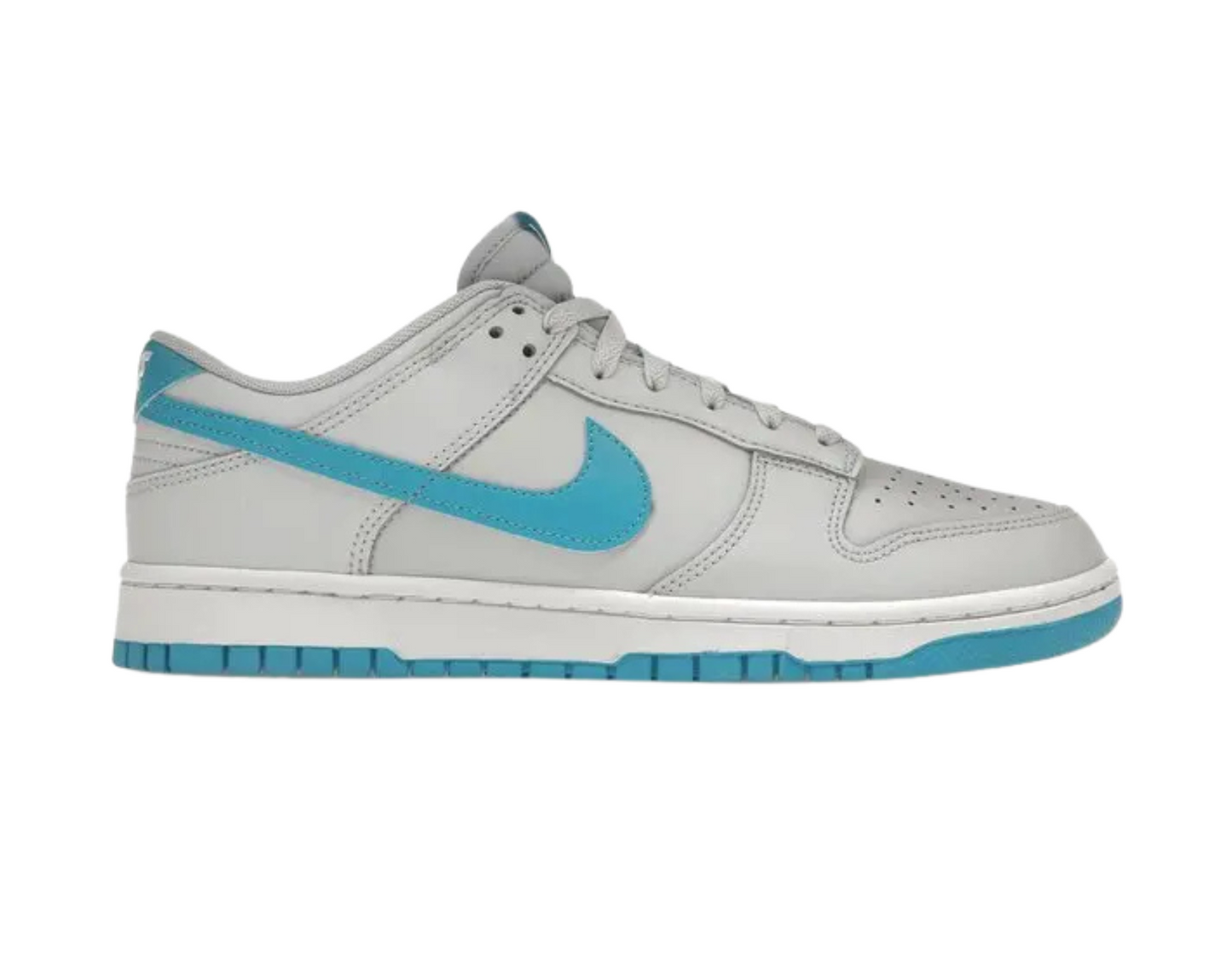 Nike Dunk Low Retro Pure Platinum Blue Lightning