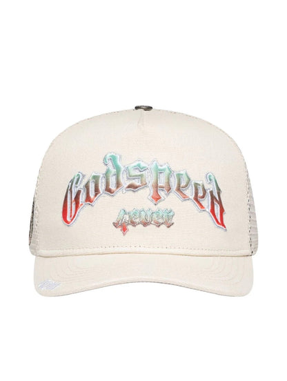 Godspeed trucker hat Gradient Bone
