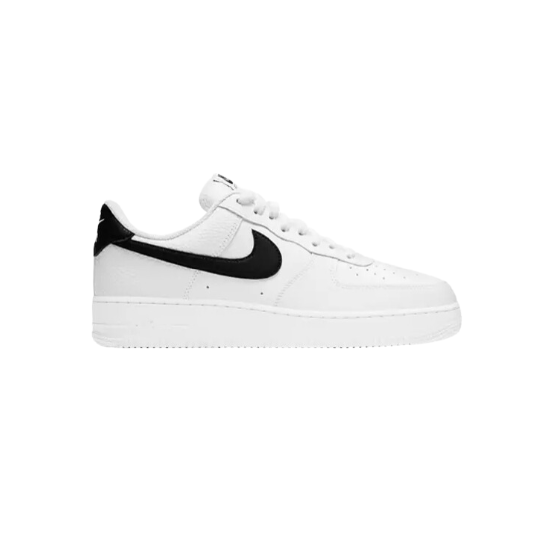 Nike Air Force 1 Low '07 White Black Pebbled Leather