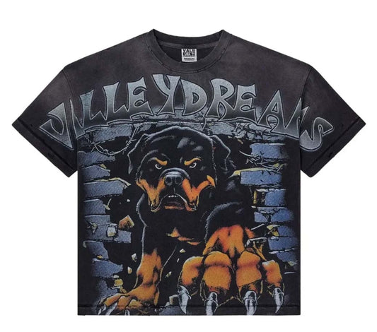 VALE FOREVER Rottweiler Big Tee Black