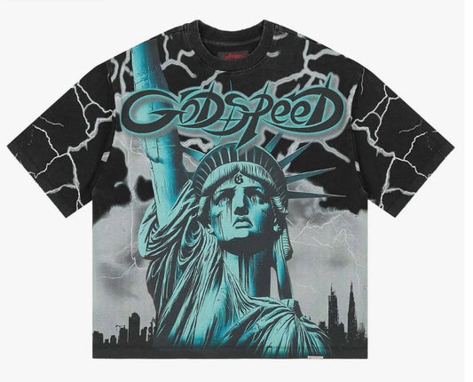 Godspeed Voltage Tee Black/Wolf Grey