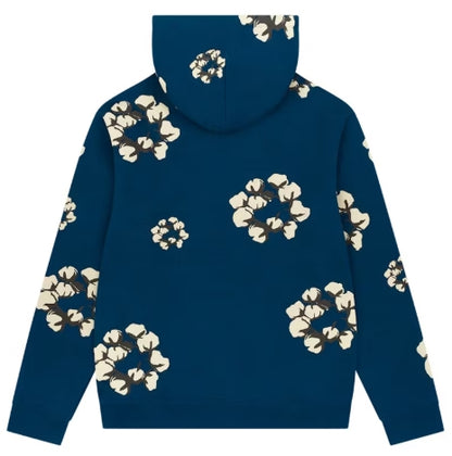 Denim Tears x CPFM Cactus Tears Wreath Hoodie Navy