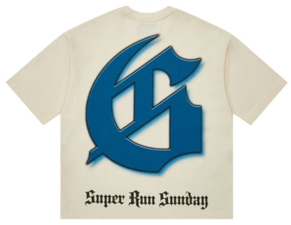 Godspeed Showroom Miami Superrun T-ShirT ( bone)