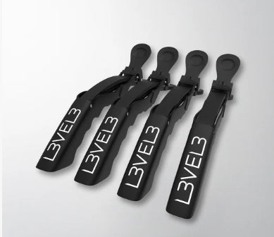 L3VEL3  Hair Croc Clips - 4 Pack